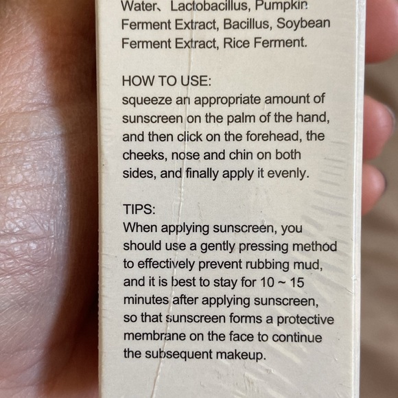 🆕 NVLEPTAP sunscreen with rice+probiotics SPF 50+ - Picture 4 of 4